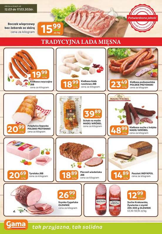 Gama - gazetka promocyjna Gazetka od czwartku 12.03 do wtorku 24.03 - strona 2