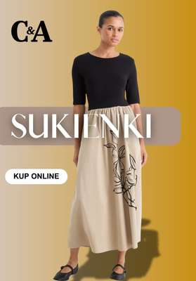 C&A - gazetka promocyjna Sukienki na wiosnę od 85,99 zł od środy 11.03 