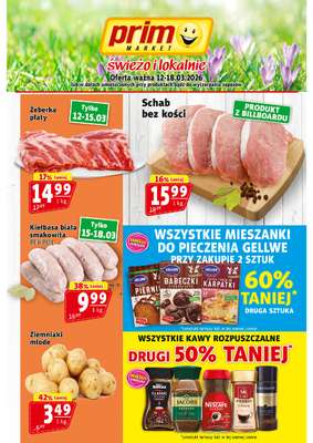 Prim Market - gazetka promocyjna Gazetka od czwartku 12.03 do środy 18.03