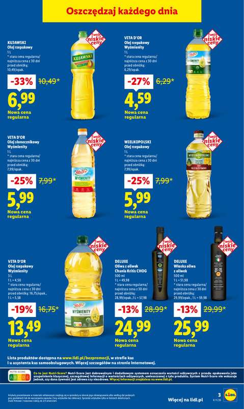 Lidl - gazetka promocyjna Rewolucja Cenowa! od środy 11.03 do wtorku 31.03 - strona 3