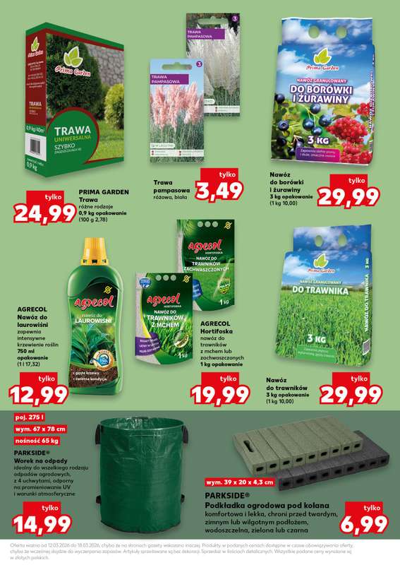 Kaufland - gazetka promocyjna Oferta Kaufland - Ogród od czwartku 12.03 do środy 18.03 - strona 3