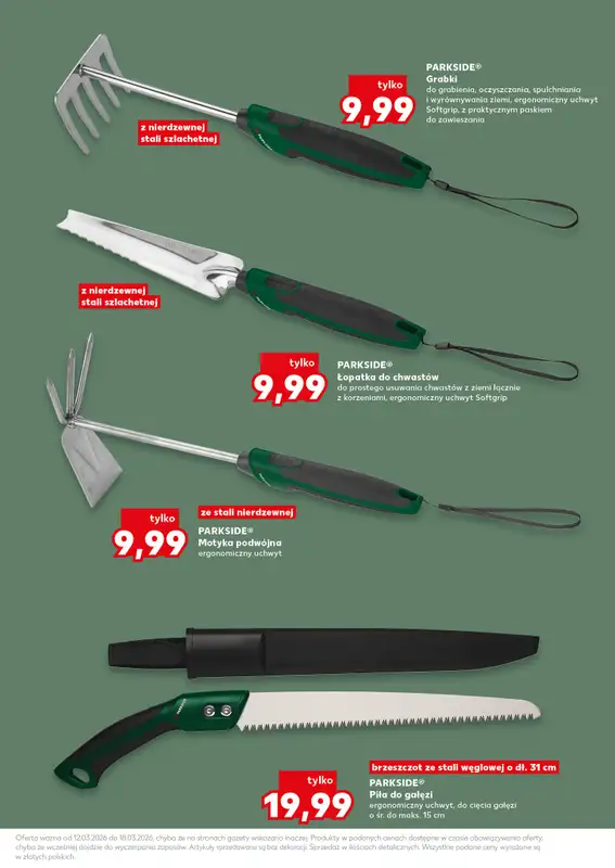 Kaufland - gazetka promocyjna Oferta Kaufland - Ogród od czwartku 12.03 do środy 18.03 - strona 15