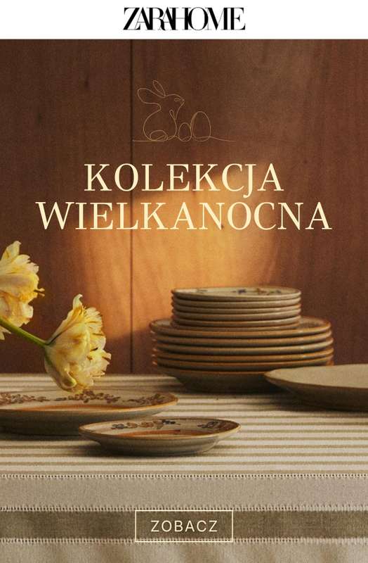 Zara - gazetka promocyjna Zara Home - Kolekcja Wielkanocna od środy 11.03 