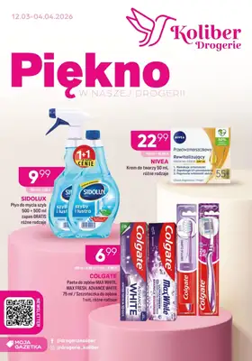 Drogerie Koliber - gazetka promocyjna Gazetka od czwartku 12.03 do soboty 04.04