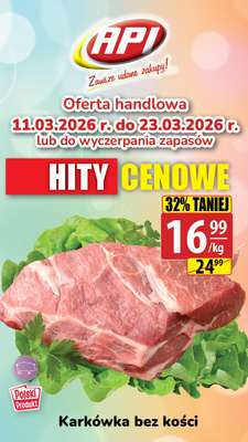 API Market - gazetka promocyjna Plakat promocyjny od środy 11.03 do poniedziałku 23.03