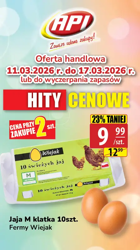 API Market - gazetka promocyjna Plakaty promocyjne od środy 11.03 do wtorku 17.03 - strona 3