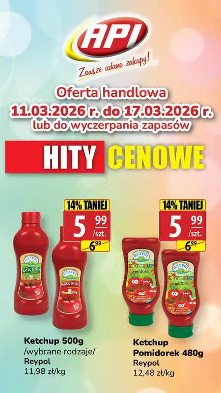 API Market - gazetka promocyjna Plakaty promocyjne od środy 11.03 do wtorku 17.03 - strona 10