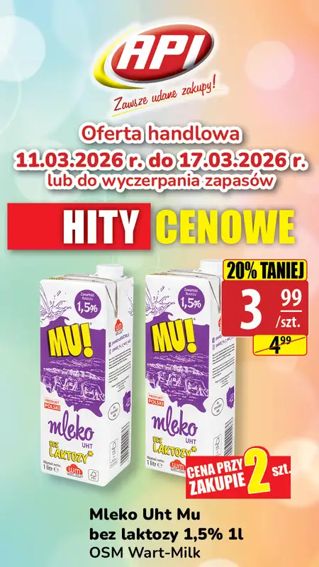 API Market - gazetka promocyjna Plakaty promocyjne od środy 11.03 do wtorku 17.03 - strona 8