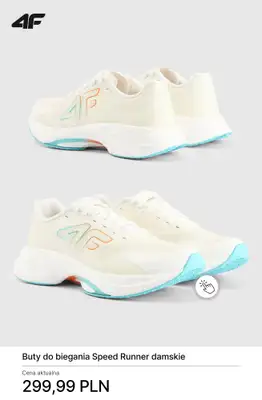 4F - gazetka promocyjna Buty do biegania od środy 11.03  - strona 6