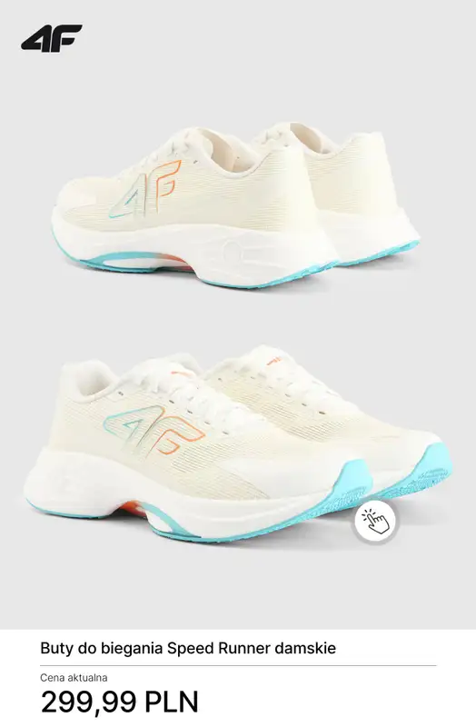 4F - gazetka promocyjna Buty do biegania od środy 11.03  - strona 6