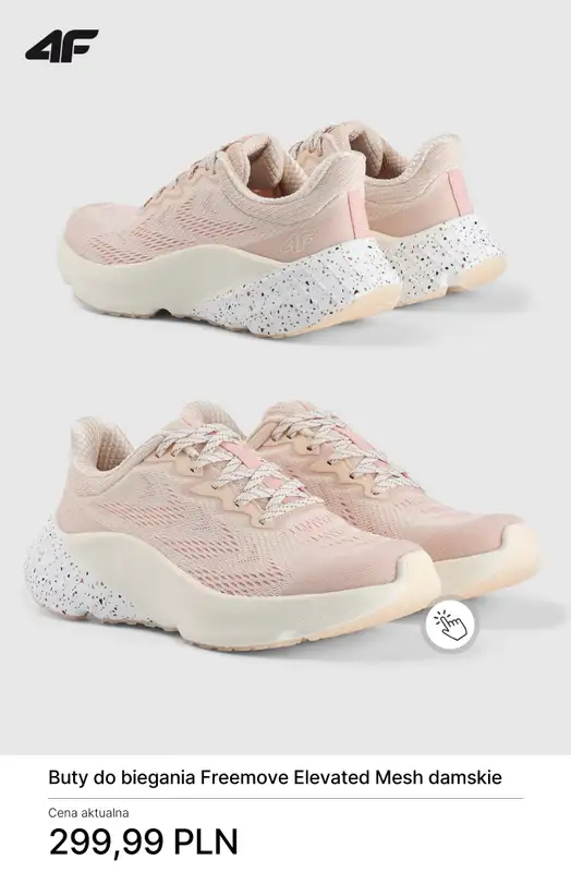 4F - gazetka promocyjna Buty do biegania od środy 11.03  - strona 4