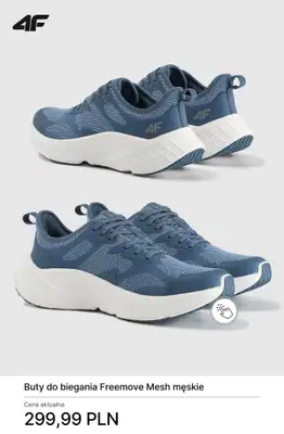 4F - gazetka promocyjna Buty do biegania od środy 11.03  - strona 9