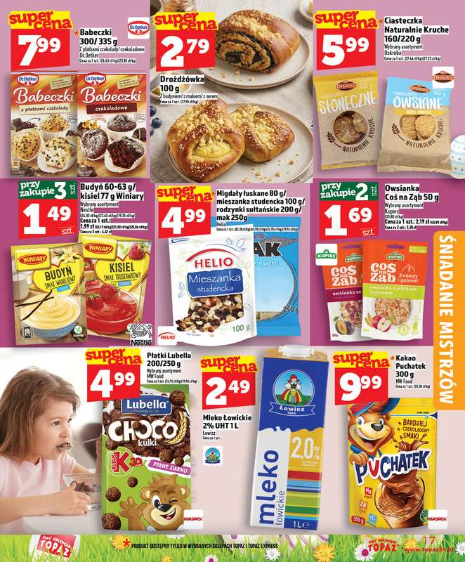 TOPAZ - gazetka promocyjna Nowa gazetka od czwartku, 19.03 od czwartku 19.03 do środy 25.03 - strona 17