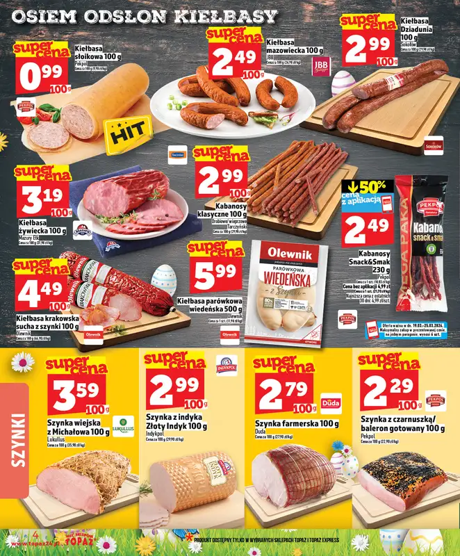 TOPAZ - gazetka promocyjna Nowa gazetka od czwartku, 19.03 od czwartku 19.03 do środy 25.03 - strona 4