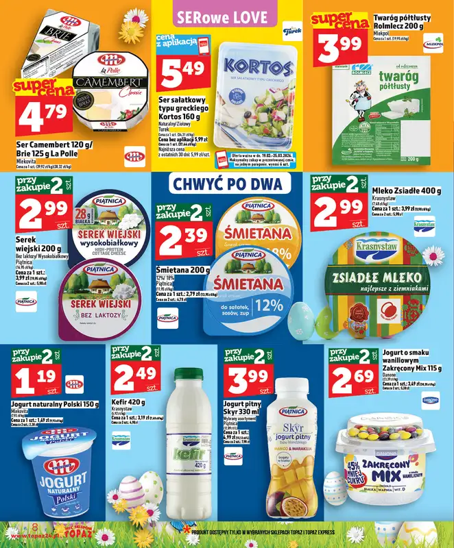 TOPAZ - gazetka promocyjna Nowa gazetka od czwartku, 19.03 od czwartku 19.03 do środy 25.03 - strona 8