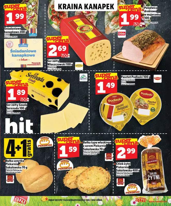 TOPAZ - gazetka promocyjna Nowa gazetka od czwartku, 19.03   - strona 3