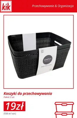 KiK - gazetka promocyjna Przechowywanie i organizacja domu od czwartku 12.03  - strona 9