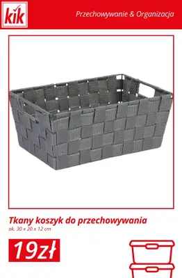 KiK - gazetka promocyjna Przechowywanie i organizacja domu od czwartku 12.03  - strona 13