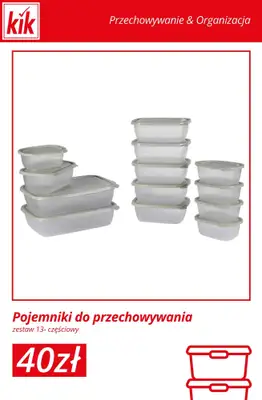 KiK - gazetka promocyjna Przechowywanie i organizacja domu od czwartku 12.03  - strona 6