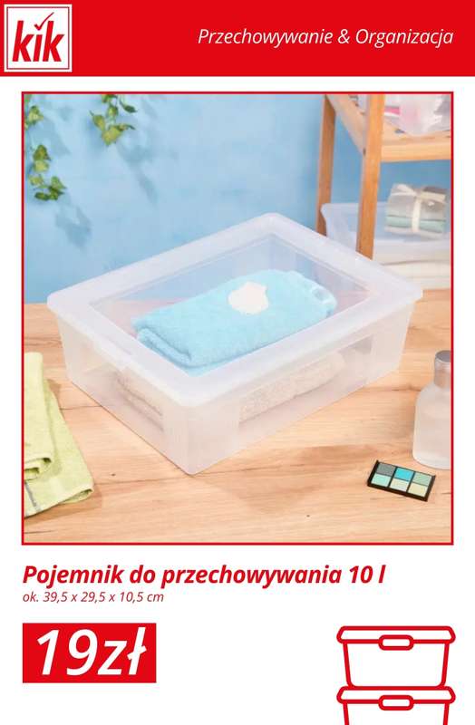 KiK - gazetka promocyjna Przechowywanie i organizacja domu od czwartku 12.03  - strona 8