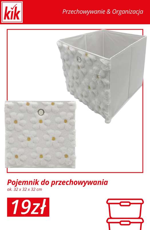 KiK - gazetka promocyjna Przechowywanie i organizacja domu od czwartku 12.03  - strona 15