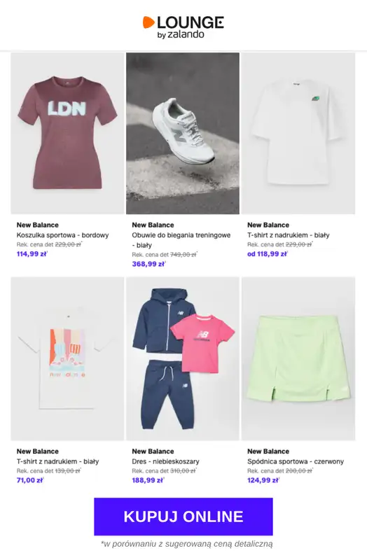 Lounge by Zalando - gazetka promocyjna Specjalne okazje:  New Balance - Sport od środy 11.03 do soboty 14.03 - strona 4