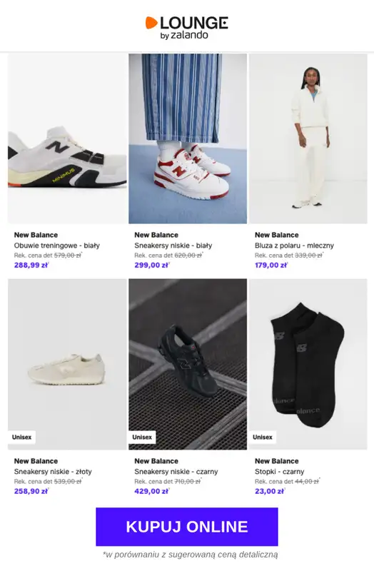 Lounge by Zalando - gazetka promocyjna Specjalne okazje:  New Balance - Sport od środy 11.03 do soboty 14.03 - strona 8