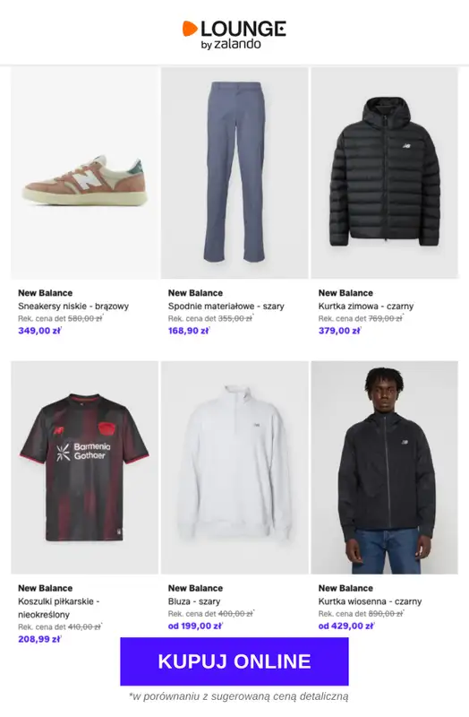 Lounge by Zalando - gazetka promocyjna Specjalne okazje:  New Balance - Sport od środy 11.03 do soboty 14.03 - strona 10