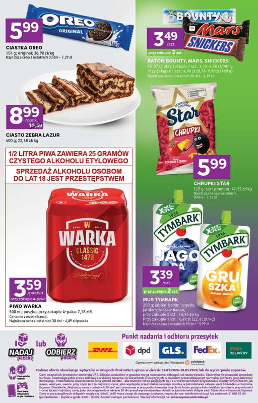 Stokrotka - gazetka promocyjna Gazetka Express od czwartku 12.03 do środy 18.03 - strona 6