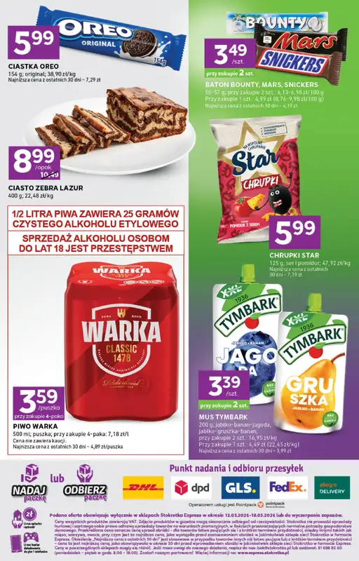 Stokrotka - gazetka promocyjna Gazetka Express od czwartku 12.03 do środy 18.03 - strona 6