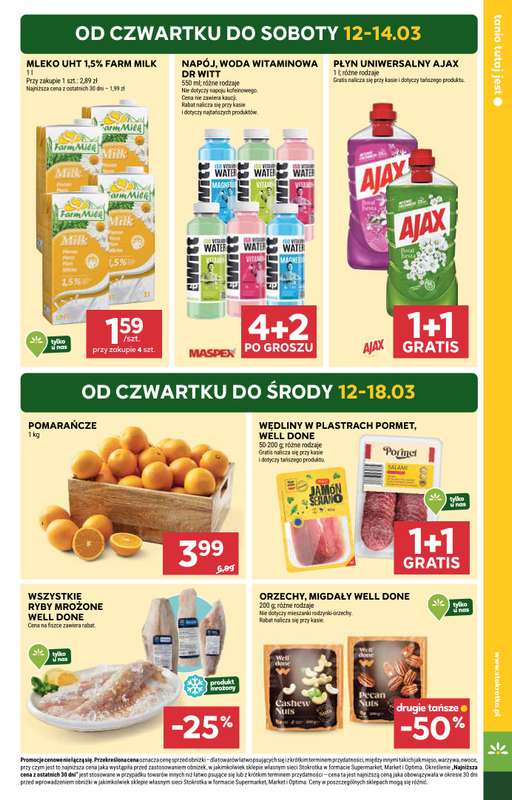 Stokrotka - gazetka promocyjna Gazetka Supermarket od czwartku 12.03 do środy 18.03 - strona 3