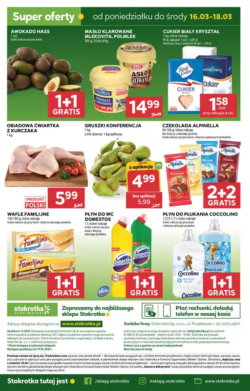 Stokrotka - gazetka promocyjna Gazetka Supermarket od czwartku 12.03 do środy 18.03 - strona 42