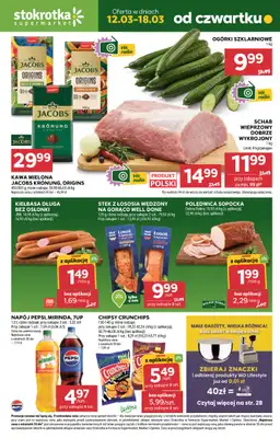 Stokrotka - gazetka promocyjna Gazetka Supermarket od czwartku 12.03 do środy 18.03