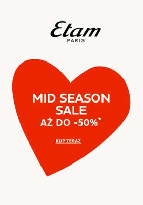 BEST SALE - gazetka promocyjna Etam | Mid Season SALE od środy 11.03 