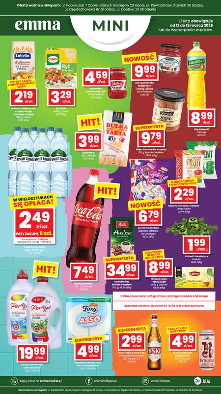 emma MARKET - gazetka promocyjna Oferta Emma Mini od czwartku 12.03 do środy 18.03 - strona 2