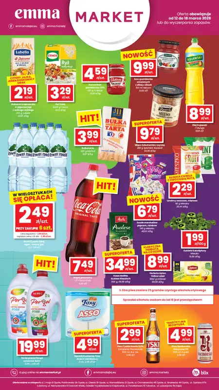 emma MARKET - gazetka promocyjna Oferta Emma Market od czwartku 12.03 do środy 18.03 - strona 2