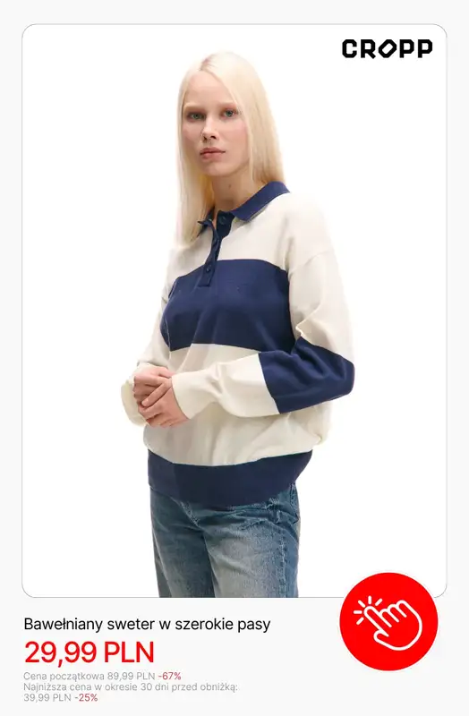 Cropp - gazetka promocyjna Steal Deal: ubrania damskie w promocji od środy 11.03  - strona 10