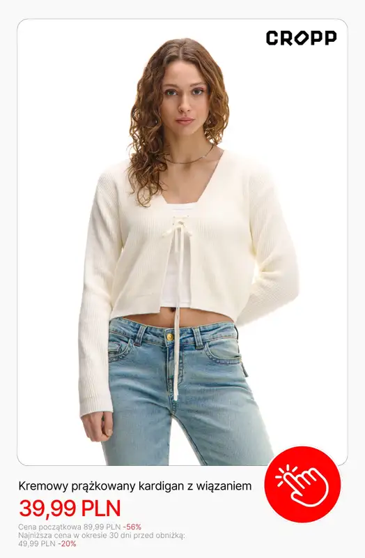 Cropp - gazetka promocyjna Steal Deal: ubrania damskie w promocji od środy 11.03  - strona 8