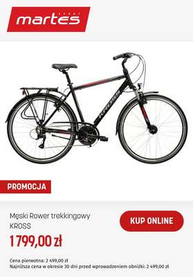 BEST SALE - gazetka promocyjna Martes Sport | Okazje na rowery Kross od środy 11.03  - strona 2