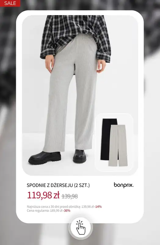 bonprix - gazetka promocyjna Nowości na wyprzedaży! od środy 11.03  - strona 18