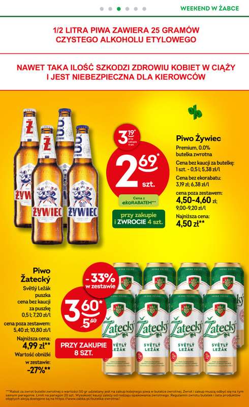 Żabka - gazetka promocyjna Gazetka weekendowa od piątku 13.03 do niedzieli 15.03 - strona 4