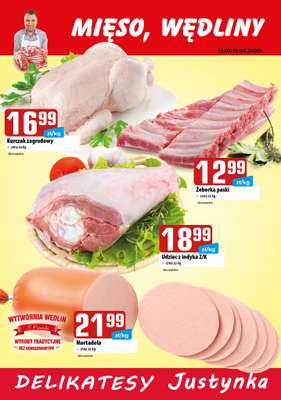 Delikatesy Justynka - gazetka promocyjna Plakaty promocyjne od czwartku 12.03 do niedzieli 15.03