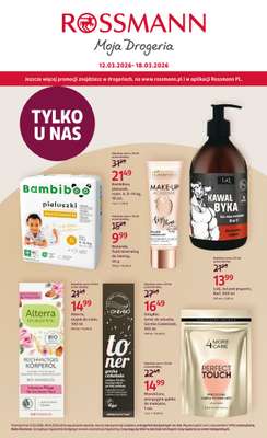 Rossmann - gazetka promocyjna Gazetka od czwartku 12.03 do środy 18.03