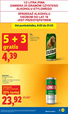Lidl - gazetka promocyjna Oferta od czwartku od czwartku 12.03 do soboty 14.03 - strona 19