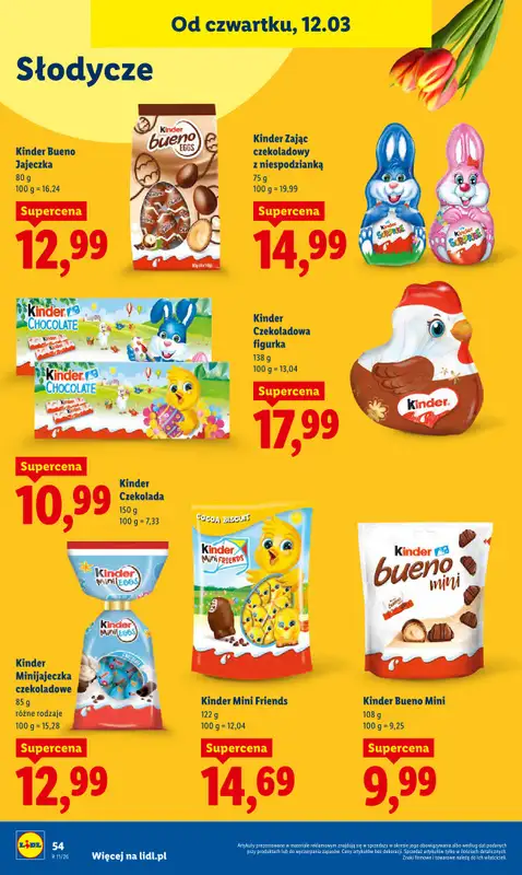Lidl - gazetka promocyjna Oferta od czwartku od czwartku 12.03 do soboty 14.03 - strona 56