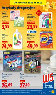 Lidl - gazetka promocyjna Oferta od czwartku od czwartku 12.03 do soboty 14.03 - strona 73