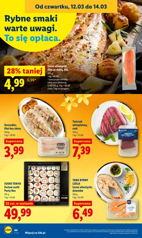 Lidl - gazetka promocyjna Oferta od czwartku od czwartku 12.03 do soboty 14.03 - strona 46