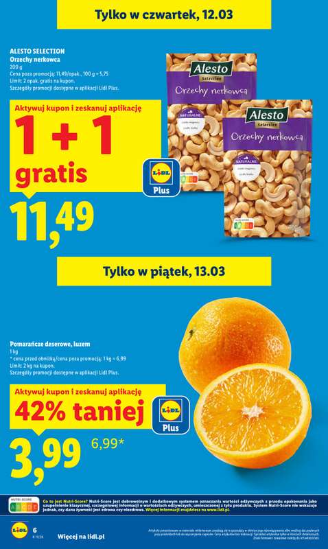 Lidl - gazetka promocyjna Oferta od czwartku od czwartku 12.03 do soboty 14.03 - strona 6