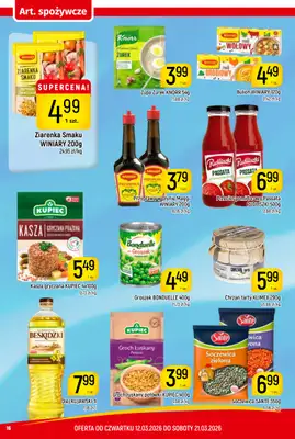 Delikatesy Piotruś Pan - gazetka promocyjna Gazetka od czwartku 12.03 do soboty 21.03 - strona 16