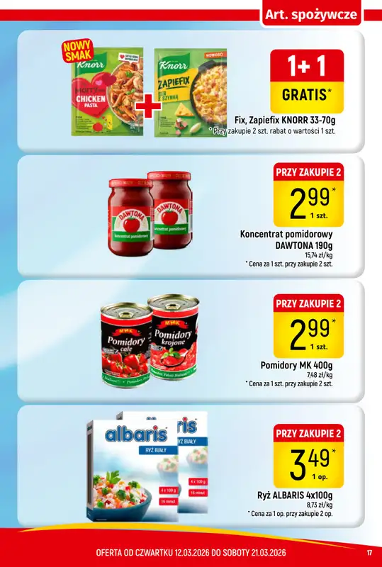 Delikatesy Piotruś Pan - gazetka promocyjna Gazetka od czwartku 12.03 do soboty 21.03 - strona 17